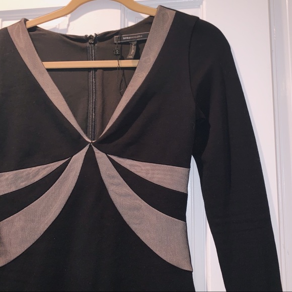BCBGMaxAzria black form fitting dress - Picture 6 of 7